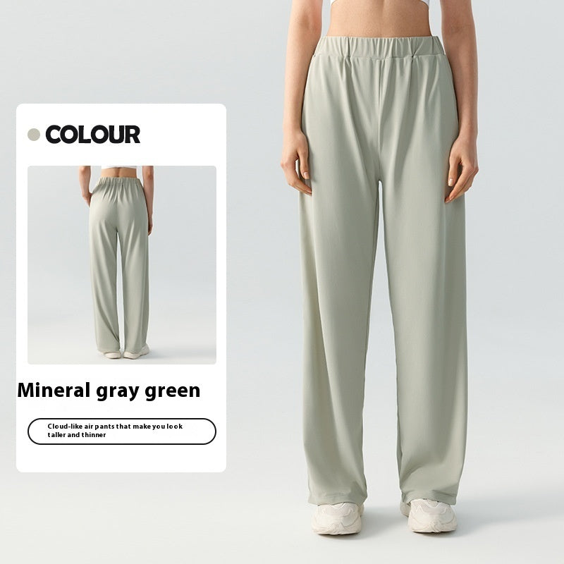 Relaxed Fit Wide-Leg Pants