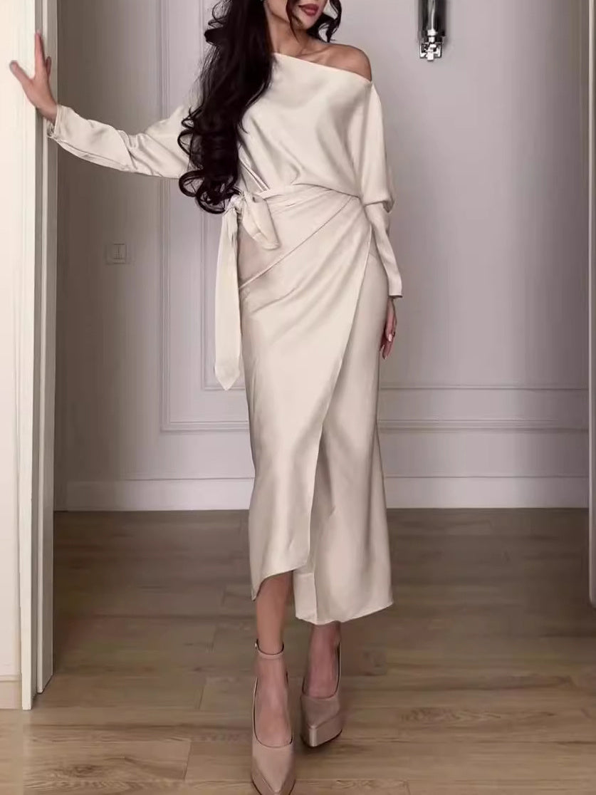 Graceful Drape Dress