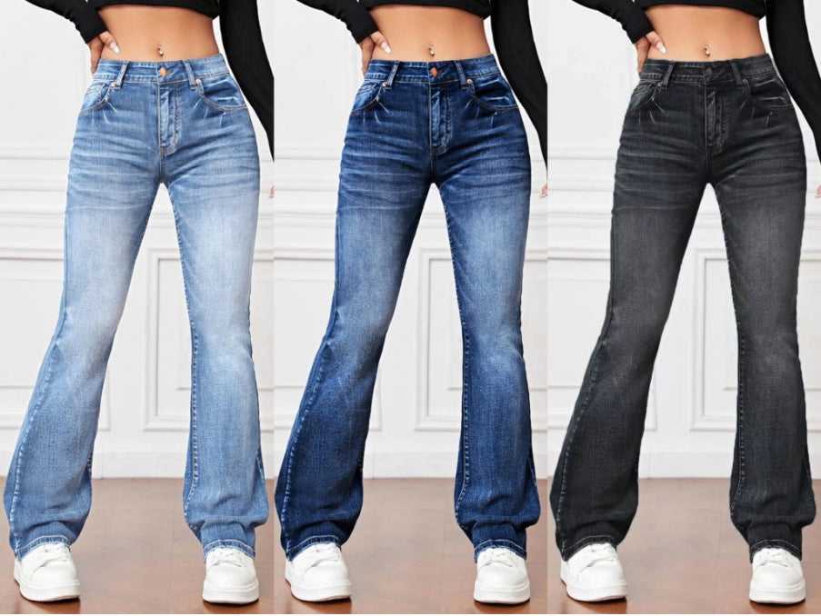 Sculpt Fit High Waist Bootcut Jeans – Slimming &amp; Comfortable Denim Pants