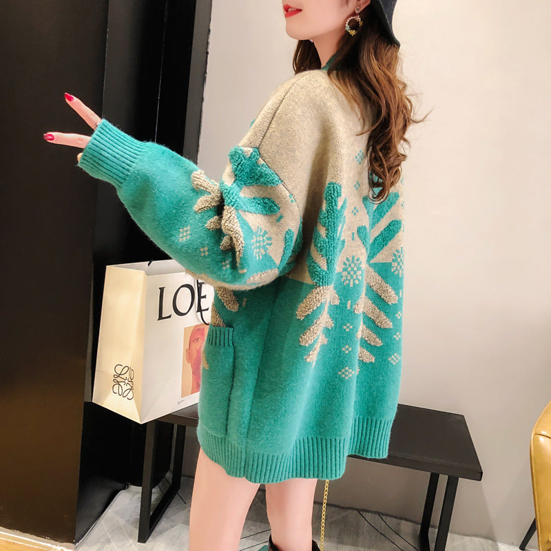 Arctic Bloom Cardigan