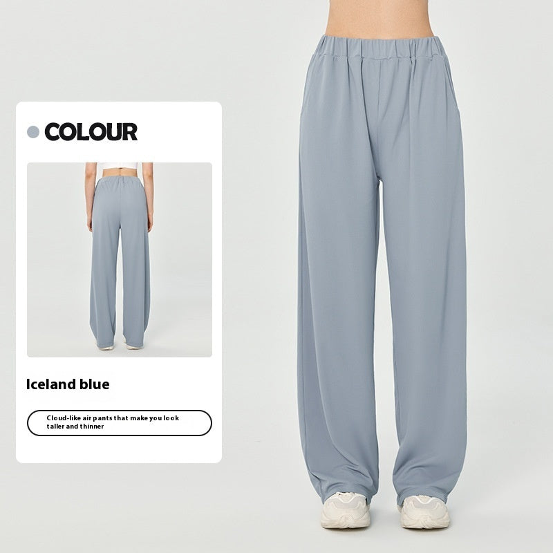 Relaxed Fit Wide-Leg Pants