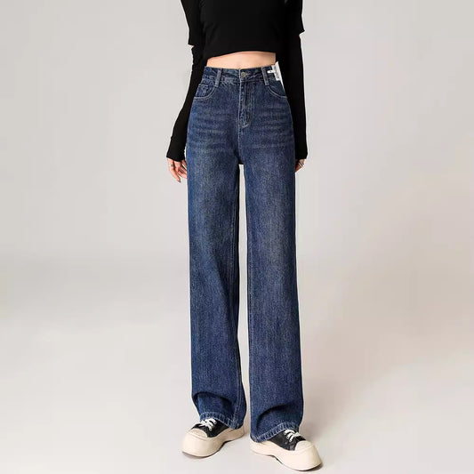 Vintage-Jeans mit weitem Bein