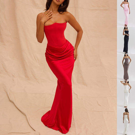 Scarlet Elegance Gown