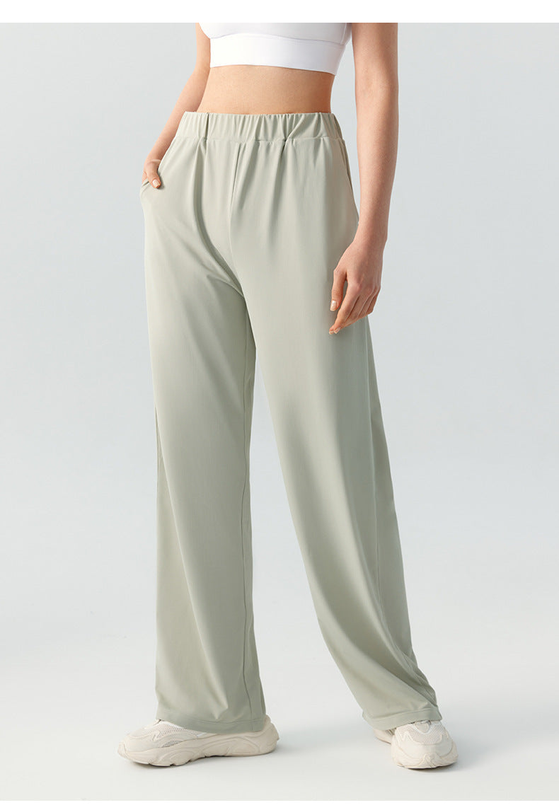 Relaxed Fit Wide-Leg Pants