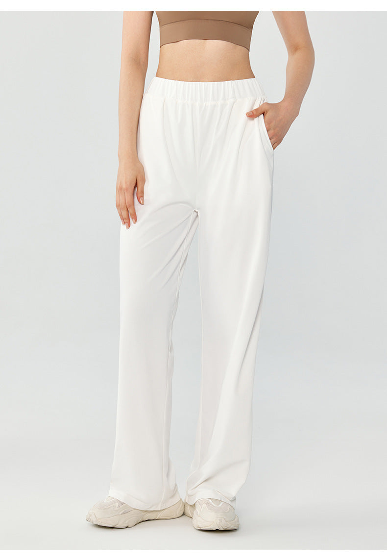 Relaxed Fit Wide-Leg Pants